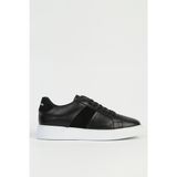 Pierre Cardin Siyah Kadın Deri Sneaker PC-32723-Siyah Beyaz