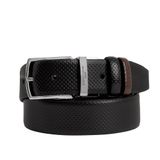Pierre Cardin Siyah-Kahve Çift Taraflı Deri Kemer PC-CİFT04SK3 (Siyah-Kahve, 110 CM)