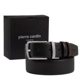 Pierre Cardin Siyah-Kahve Çift Yönlü Deri Kemer PC-CİFT01H2N (Siyah-Kahve, 125 CM)