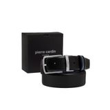 Pierre Cardin Siyah-Lacivert Çift Yönlü Deri Erkek Kemeri (En 3,5 cm) PCFT01T6C