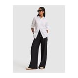 Pierre Cardin Siyah Loose Fit Keten Pantolon 50321294-VR046
