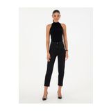 Pierre Cardin Siyah Mom Fit Geniş Kalıp Jean Pantolon 50294340-vr046