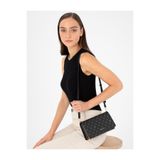 Pierre Cardin Siyah Monogram Kadın Çapraz Omuz Çantası 05PC24K1707