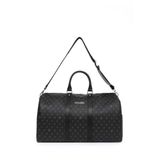 Pierre Cardin Siyah Monogram Unisex Seyahat Çantası, 48x26x21 cm