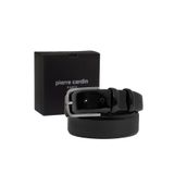 Pierre Cardin Siyah Rugan Deri Erkek Kemeri (En 3,5 cm) PC100ASY3