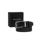 Pierre Cardin Siyah Rugan Deri Erkek Kemeri (En 3,5 cm) PCK02209RSR6