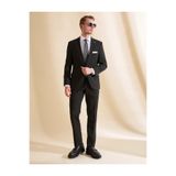 Pierre Cardin Siyah Slim Fit Mono Yaka Takım Elbise 50325155-VR046