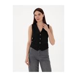 Pierre Cardin Siyah Slim Fit Yelek 50300027-VR046