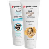 Pierre Cardin Siyah ve Altın Maske+Pierre Cardin Yüz Temizleme Jeli