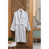 Pierre Cardin Soft Bornoz Wave Beyaz - S - M