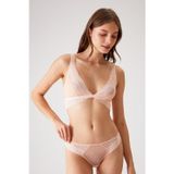 Pierre Cardin Somon 4833 Dantel Detaylı Dekolteli Bralet Sütyen Ve Tanga / Fantezi Iç Çamaşır Takımı