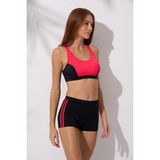 Pierre Cardin Şortlu Bra Yüzücü Bikini Takım Siyah 241277 - 44
