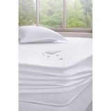 Pierre Cardin Su Geçirmez Fitted Alez 100x200 cm Pamuk Polyester Kumaş Dokuması Özellikli - Krem - 100 x 200 cm