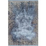 Pierre Cardin Suprise ZC02J Mavi Gri Viskon Akrilik Yumuşak Dokulu Modern Desen Halı MAVİ GRİ 100 x 200