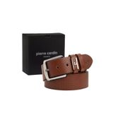 Pierre Cardin Taba Deri Erkek Kemeri (En 4 cm) PCK02099T6V