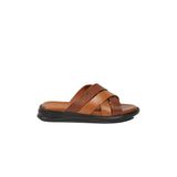 Pierre Cardin Taba Hakiki Deri Erkek Terlik Pc-7336 M