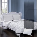Pierre Cardin Tek Kişilik Microfiber Yorgan Seti Beyaz Pamuk Kumaş 155 x 215 cm Antibakteriyel Özellik