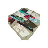 Pierre Cardin Tivil İpek Eşarp 8370438 - 951 Yeşil Karışık Desen