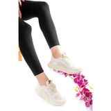 Pierre Cardin Triko Comfort Kadın Spor Ayakkabı PC-30680 Krem
