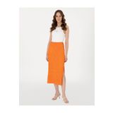 Pierre Cardin Turuncu Regular Fit Örme Etek 50301436-VR051