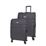 Pierre Cardin Ultra Light Hafif Lüx Kumaş 2'li Valiz Seti Büyük Boy - Orta Boy Pc6000
