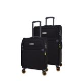 Pierre Cardin Ultra Light Hafif Lüx Kumaş 2'li Valiz Seti Orta Boy - Kabin Boy Pc6000