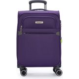 Pierre Cardin Ultra Light Hafif Lüx Kumaş Kabin Boy Valiz Mor 04PC6000