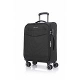 Pierre Cardin Ultra Light Hafif Lüx Kumaş Kabin Boy Valiz Siyah 04PC6005