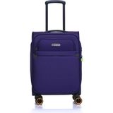 Pierre Cardin Ultra Light Hafif Lüx Kumaş Valiz Mor 04PC6000-03