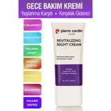Pierre Cardin , ve Giderici Nemlendiricili Yoğun Gece Bakım Kremi 50 ml