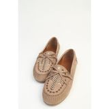Pierre Cardin Vizon Kadın Loafer Babet Bohem Nakış Detaylı PC-4200