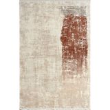 Pierre Cardin Voyage KJ03A Gri Bordo Viskon Akrilik Yumuşak Dokulu Modern Halı BORDO GRİ 100 x 300