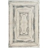 Pierre Cardin Voyage KJ05B Krem Mavi Viskon Akrilik Yumuşak Dokulu Modern Eskitme Halı KREM MAVİ 100 x 200