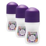 Pierre Cardin Wild Glamour 48 Saat Etkili Antiperspirant Roll On Deodorant, 50 Ml (3 paketi)