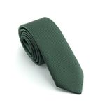 PİERRONİ Yeşil Oxford Desen Slim Kravat