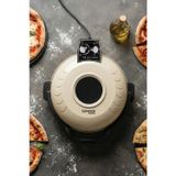 Pietra 12 in 1 Pizza Makinesi Lahmacun Tandır Ekmeği Bazlama ve Fırın Yemekleri Tepsi Hediyeli Cream