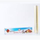 Pietra Rotto PVC Streç Film Rulosu, Kesici Kutulu, Güçlü ve Esnek, Hava Geçirmez, Buzdolabı ve Mikrodalga Uyumlu, Mutfak ve Catering için, 1 Paket (45 cm x 150 m)