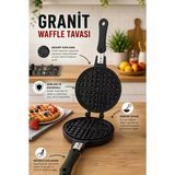 Piev Pratik Çift Taraflı Ocak Üstü Döküm Waffle Tavası