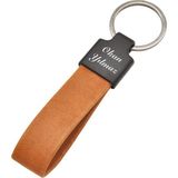 Pigado Isme Kişiye Özel Metal Unisex Anahtarlık - standart - Taba