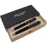 Pigado Isme Kişiye Özel Premium Lüx Metal Tükenmez ve Roller Kalem Seti