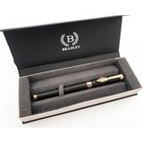 Pigado Metal Bradley Roller Kalem Siyah Kapaklı 13,5x1,5 cm 43,60 g Kutusunda