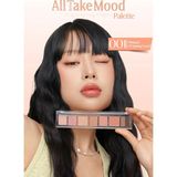Pigmentli, 5 Farklı Dokulu Far Paleti PERIPERA All Take Mood Palette 001 Whisper Of Spring Coral - 001WhisperOfSpringCoral