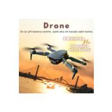 piha E58yeni Fırçasız Motor Hd 720p Çift Kameralı 30dk Uçuş Süresi 2 Bataryalı Taşıma Çantalı Drone