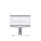 Piili 7'si 1 Arada Usb Hub Ve 360° Döner Alüminyum Laptop Standı - Gümüş