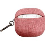 Piili Airpods 4.Nesil Kumaş Case Kulaklık Kılıfı Pembe