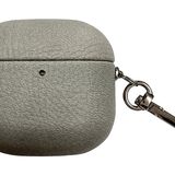 Piili Airpods 4.Nesil Leather Case Kulaklık Kılıfı Gri