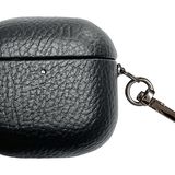 Piili Airpods 4.Nesil Leather Case Kulaklık Kılıfı Siyah