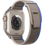 Piili Apple Watch 42-44-45-46-49 mm Urban Active Akıllı Saat Kayışı Gri-Mavi