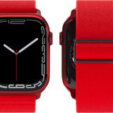 Piili Apple Watch Coton Saat Kayışı Kırmızı