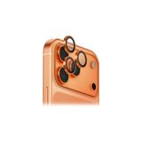 Piili Imperium iPhone 17 Pro/17 Pro Max Safir Ar-Af Lens Koruyucu- Turuncu